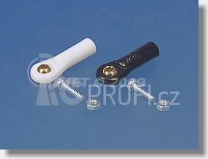 2421 Kulový čep V1, pr5mm, M2/2 Černý 6ks