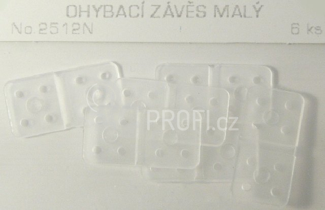 2512 ohýbací závěs 10x20, 6ks