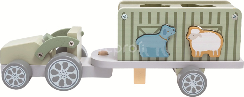 2Kids Toys Dřevěné auto se zvířátky
