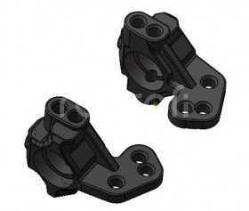 3Racing Sakura KPI Steering Block, D5MR