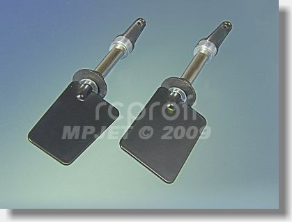 54051 Kormidlo obdélníkové 52x32 mm s přírubou, 1ks