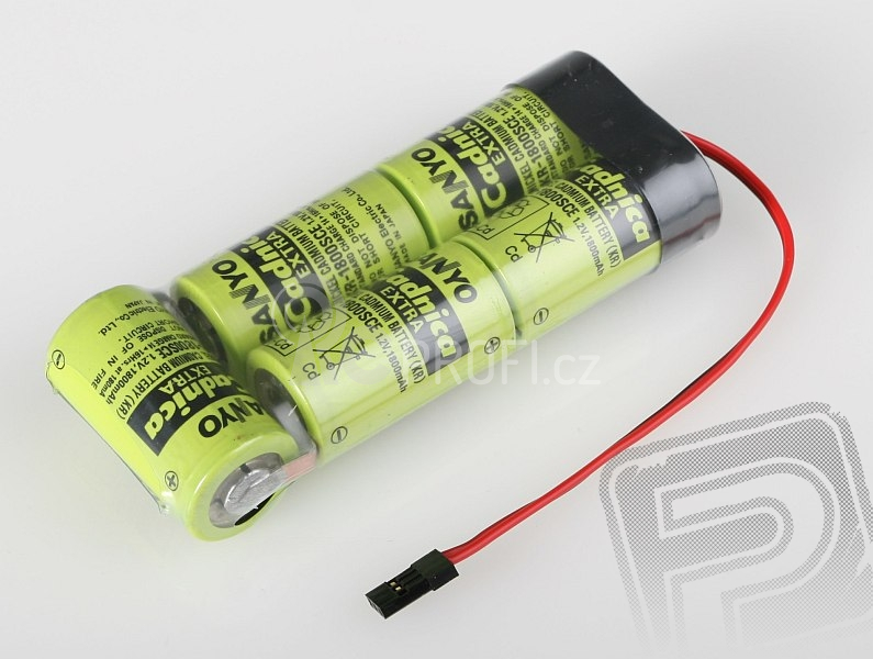6,0V 1800SCE Sanyo RX 5čl. přijímačové (tuba)