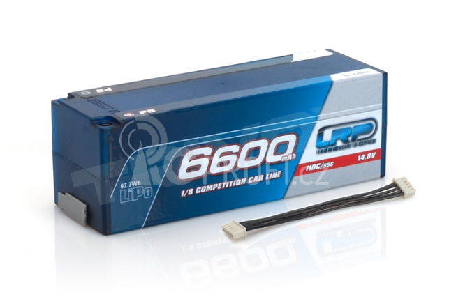 6600 - 1/8 4S P5 - 110C/55C - 14,8V LiPo 1/10 Competition Car Line Hardcase
