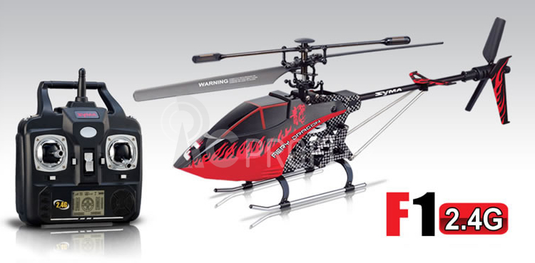 RC vrtulník Syma F1, červená