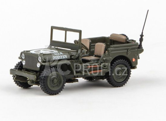 Abrex Cararama 1:72 - 1/4 Ton Military Vehicle - Military Green