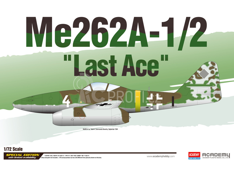 Academy Messerschmitt Me262A-1/2 Last Ace (1:72)