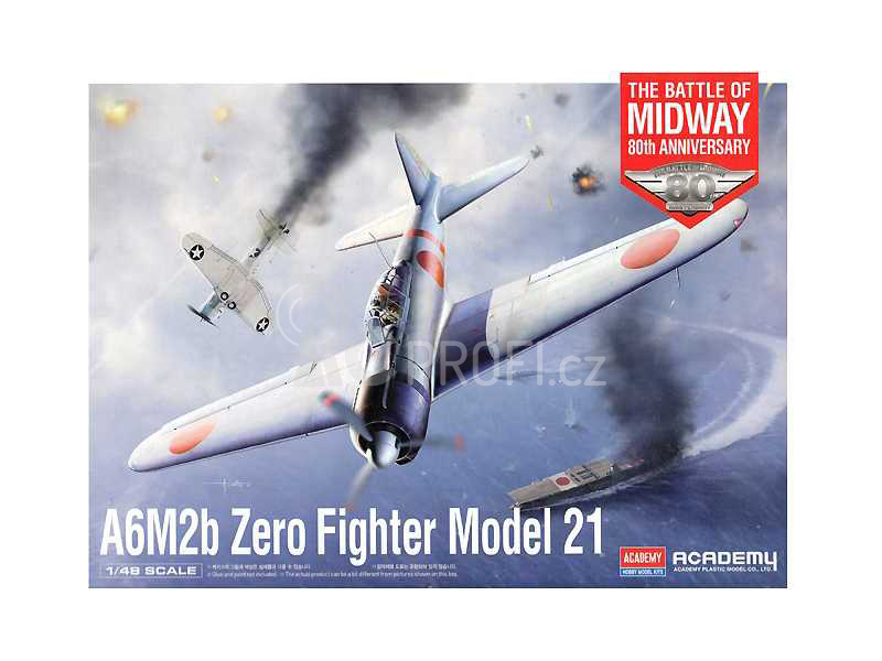 Academy Mitsubishi A6M2b Zero Fighter Modrel 21 