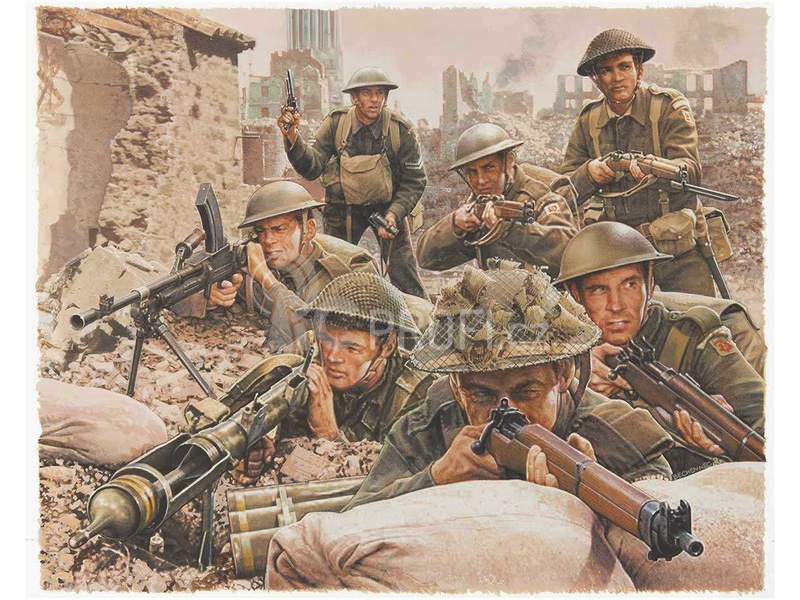 Airfix figurky - WWII britská pěchota (1:72)