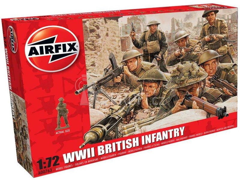 Airfix figurky - WWII britská pěchota (1:72)