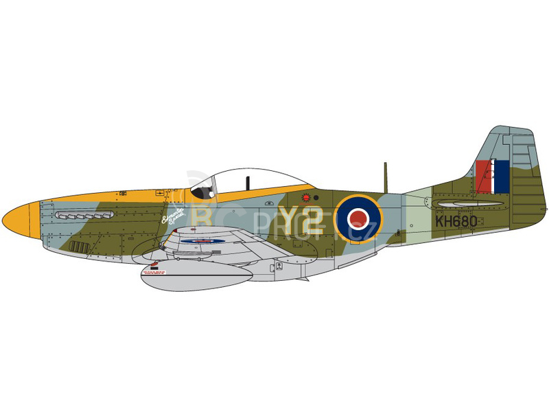 Airfix North American Aviation P-51K/RF Mustang (1:24)