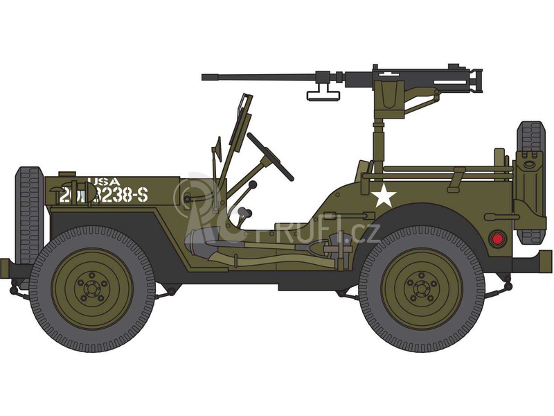 Airfix Willys MB Jeep (1:72) (sada)