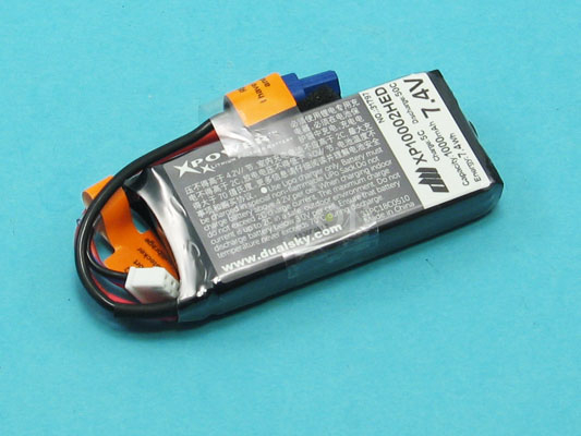 Akku LiPol Xpower 1000-2S HED (50C) 
