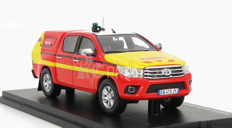 Alarme Toyota Hi-lux Double Cabine Pick-up Closed Securite Civile 2011 1:43 Červená Žlutá