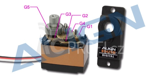 ALIGN - DS425M servo převody