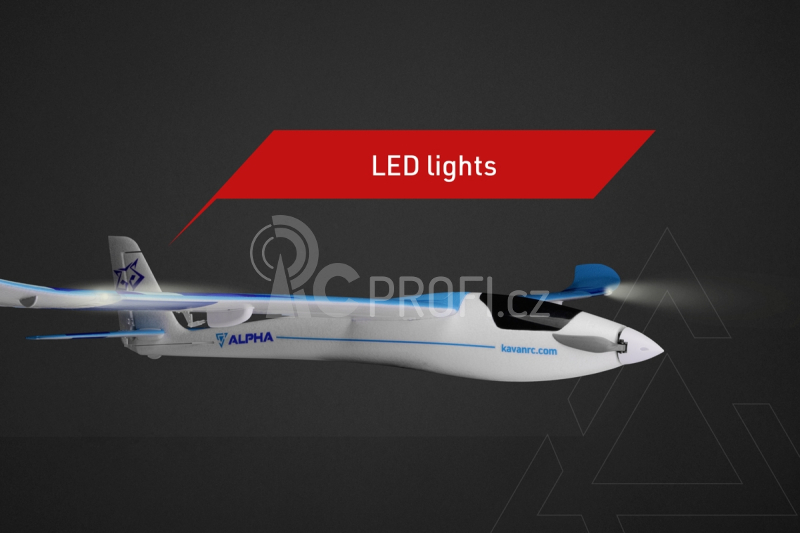 RC letadlo Alpha 1500V2 ARF, modrá