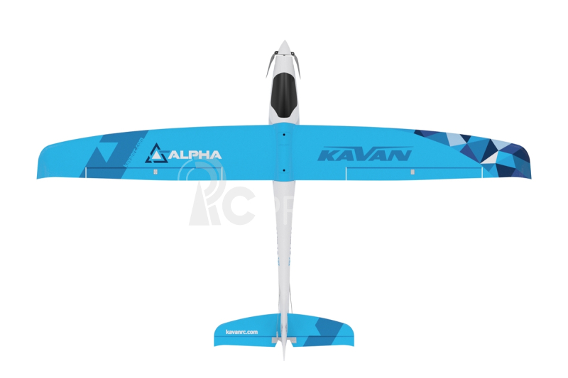 RC letadlo Alpha 1500V2 ARF, modrá