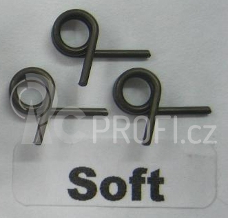 Alpha pružinky spojky 3ks. 1,0mm - měkké