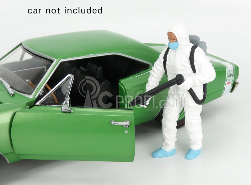 American diorama Figures Man - Hazmat Crew Figure I 1:18 Bílá