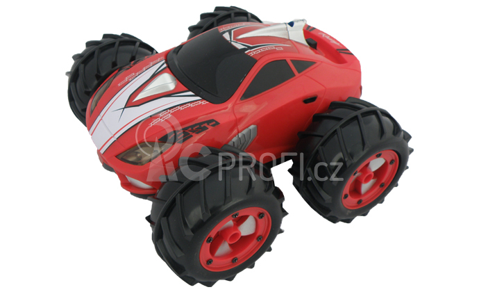 RC auto Aqua Stunt, červené