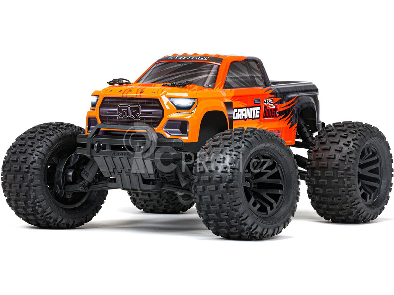 RC auto Arrma Granite 4x2 Boost Mega 1:10 RTR Basic, oranžová