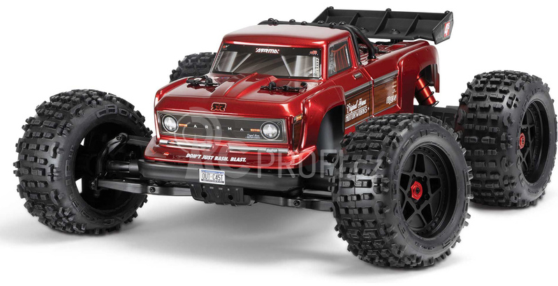 RC auto Arrma Outcast 4S V2 BLX 1:10 4WD RTR, červená