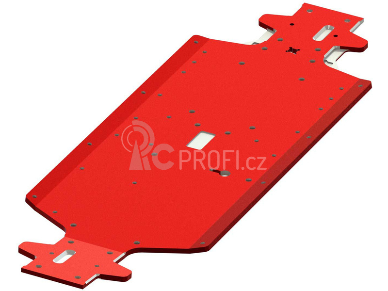 Arrma šasi 445mm hliníkové CNC 7075 T6