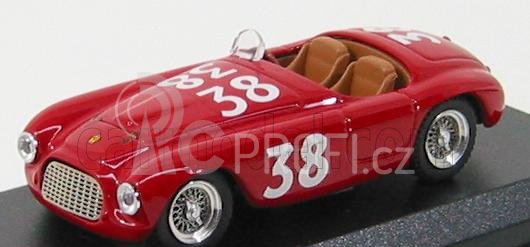 Art-model Ferrari 166mm Spider N 38 Winner Silverstone 1950 A.ascari 1:43 Red
