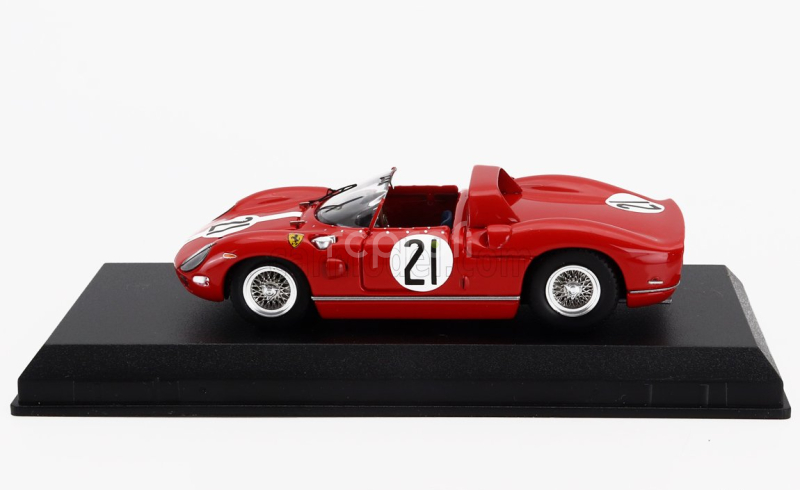 Art-model Ferrari 330p Spider S/n0822 N 21 3rd 12h Sebring 1964 John Surtees - Lorenzo Bandini 1:43 Red