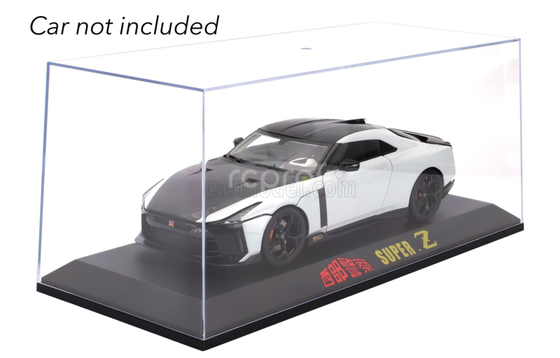 Autoart Vetrina display box Vetrina - Display Box With Base Plate Super Z - Lungh.length Cm  35.5 X Largh.width Cm  15.5 X Alt.height Cm  15.2 (altezza Interna Cm 12.7) 1:18 Plastový Displej