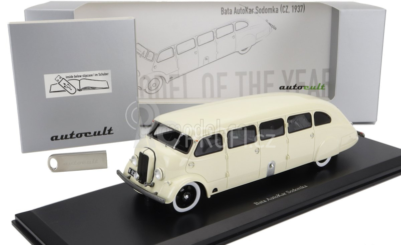 Autocult Bata Autokar Sodomka Czech Republic Autobus 1937 s USB 8GB 1:43