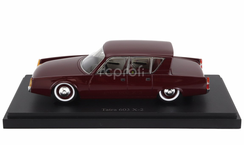Autocult Tatra 603 X/2 Czech Republic 1966 With Usb Stick Digital Version Book Of The Year Catalogue 2024 1:43 Red