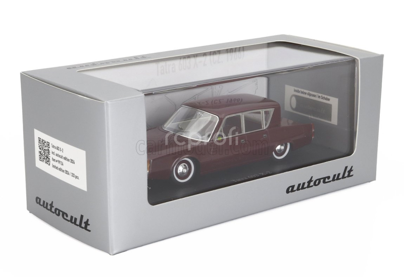 Autocult Tatra 603 X/2 Czech Republic 1966 With Usb Stick Digital Version Book Of The Year Catalogue 2024 1:43 Red