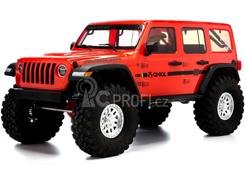 RC auto Axial SCX10III Jeep JLU Wrangler 4WD 1:10 RTR, oranžová