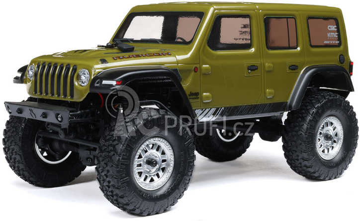 RC auto Axial SCX24 Jeep Wrangler JLU CRC 2019 V2 1:24 4WD RTR, zelená