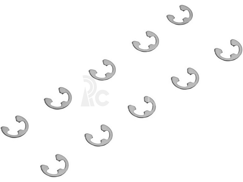 Axial segrovky (E-klipy) E4mm (10)