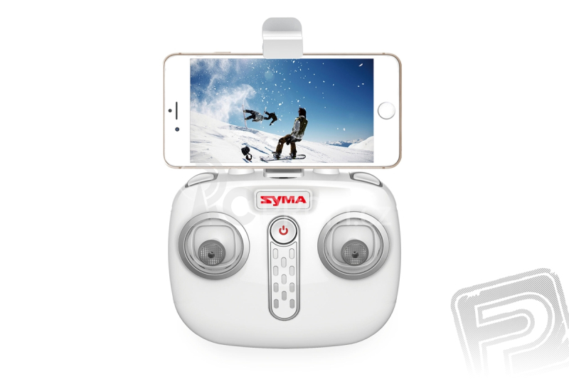 Dron Syma X23W, bílá + náhradní baterie
