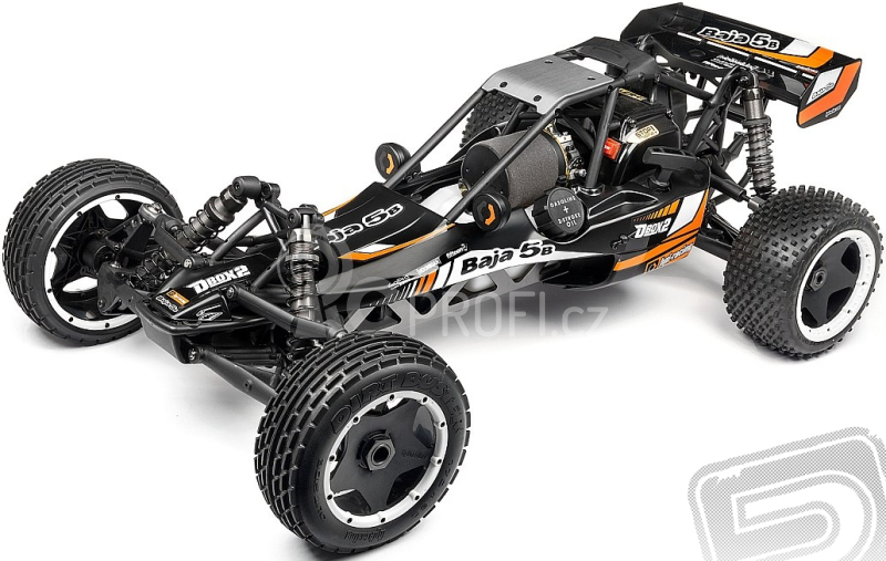 Baja 5B 2,0 Buggy RTR s 2,4GHz RC soupravou, kar. černá se systémem DBOX2