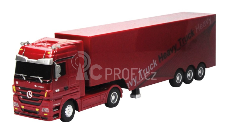 BAZAR - RC kamion Mercedes-Benz Actros, červená