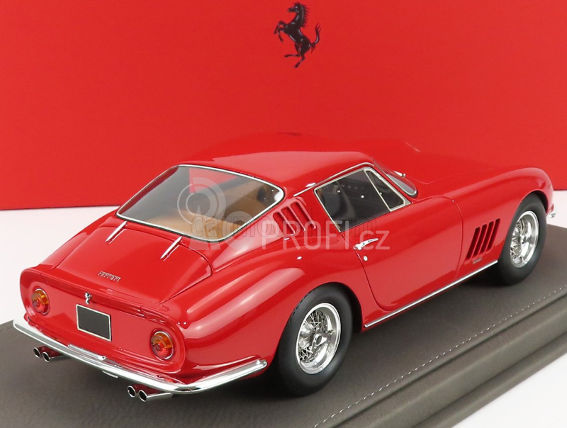 Bbr-models Ferrari 275 Gtb2 Coupe 1966 - Con Vetrina - With Showcase 1:18 Red