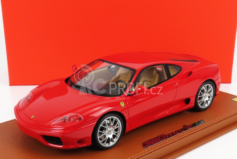 Bbr-models Ferrari 360 Modena F1 Gear Box Challenger Grill 1999 1:18, červená