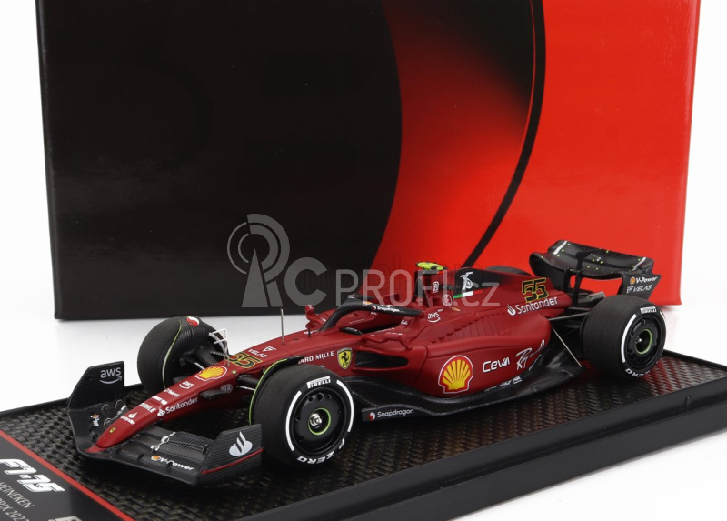 Bbr-models Ferrari F1-75 Team Scuderia Ferrari N 55 Australian Gp 2022 Carlos Sainz 1:43 Red