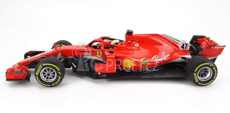 Bbr-models Ferrari F1  Sf71h N 47 Test Fiorano Italy 2018 Mick Schumacher 1:18 Red