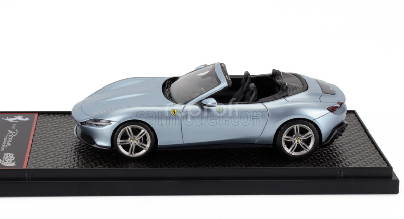 Bbr-models Ferrari Roma Spider Open 2020 1:43 Grigio Alloy - Modrá Šedá Met