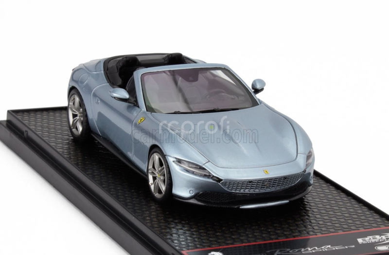 Bbr-models Ferrari Roma Spider Open 2020 1:43 Grigio Alloy - Modrá Šedá Met