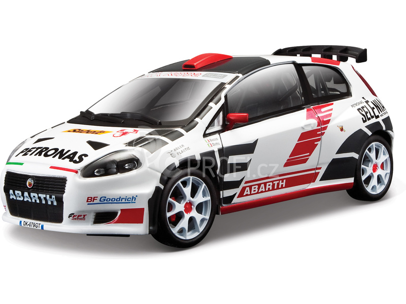 Bburago Abarth Grande Punto S2000 1:24 bílá