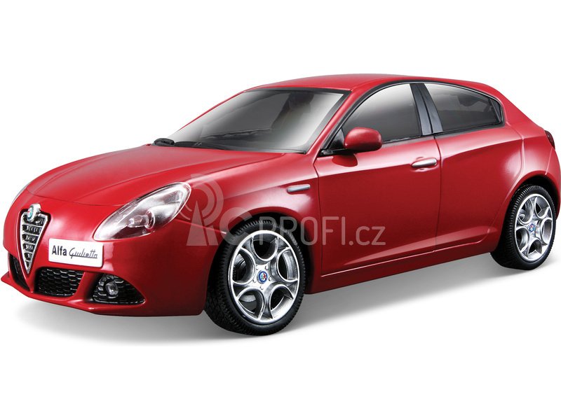 Bburago Alfa Romeo Giulietta 1:24 červená metalíza