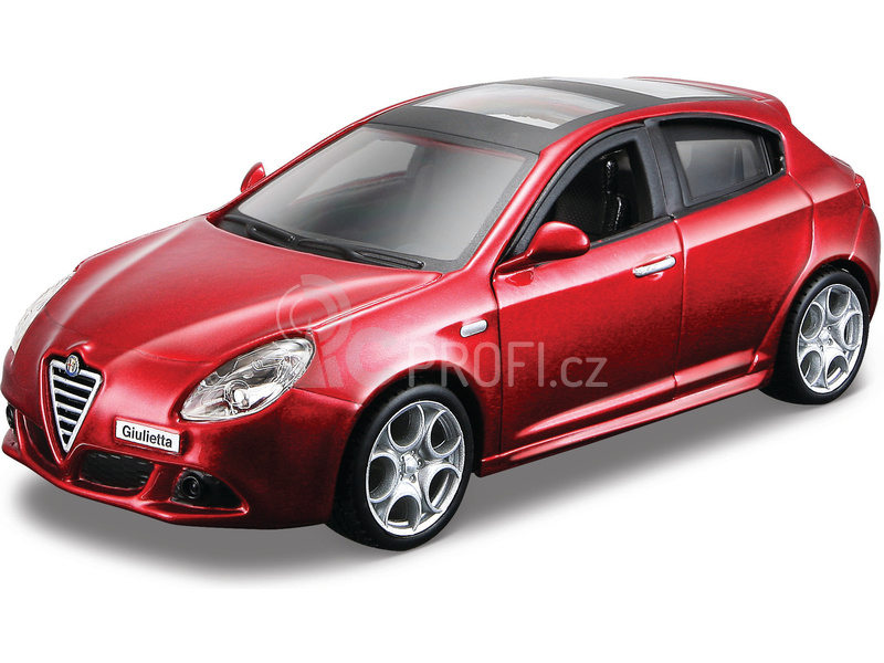 Bburago Alfa Romeo Giulietta 1:32 červená metalíza