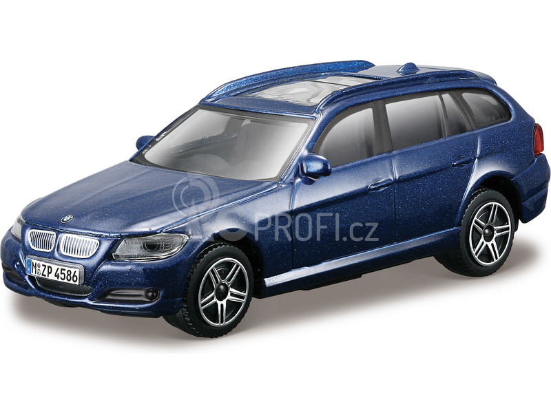 Bburago BMW 3 Series Touring 1:43 modrá metalíza