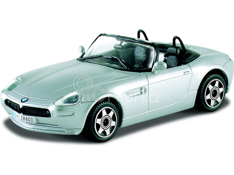 Bburago BMW Z8 1:43 stříbrná