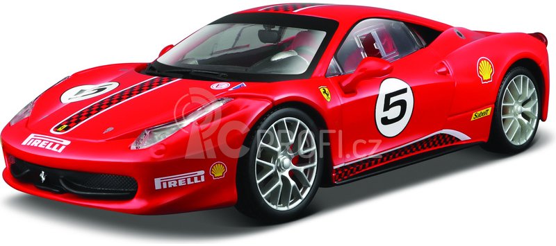 Bburago Ferrari 458 Challenge 1:24 červená